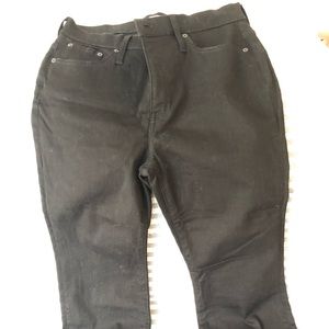 Madewell Jeans Cali Demi Boot Black 32 NEW